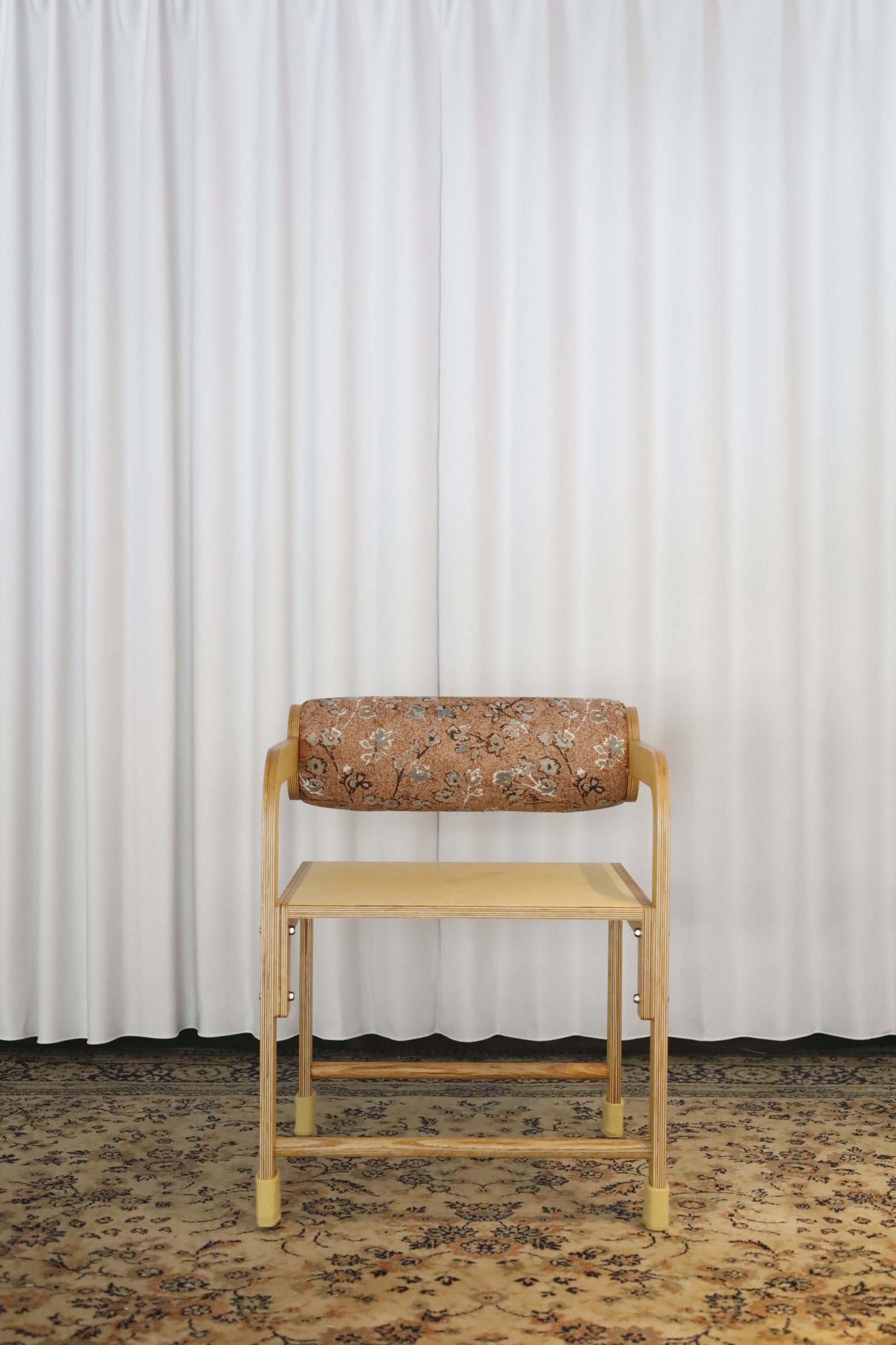 Padded Cylinder Back ArmChair